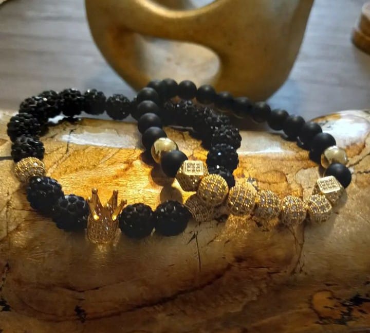 Natural Onyx Obsidian Bracelets