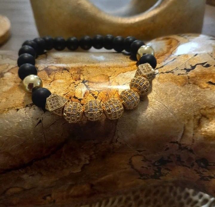 Natural Onyx Obsidian Bracelets