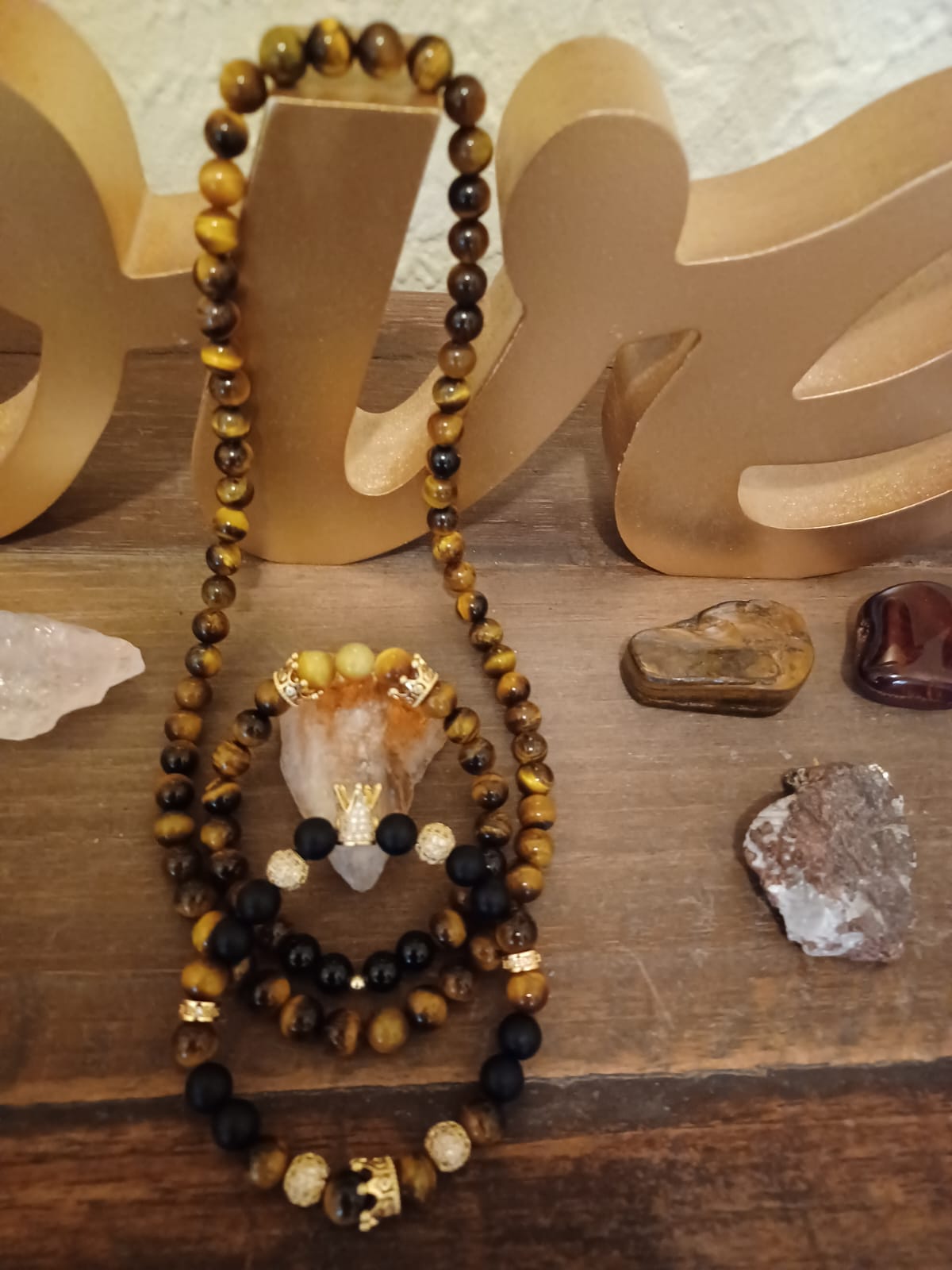 Natural Stone Tiger Eye Bracelet