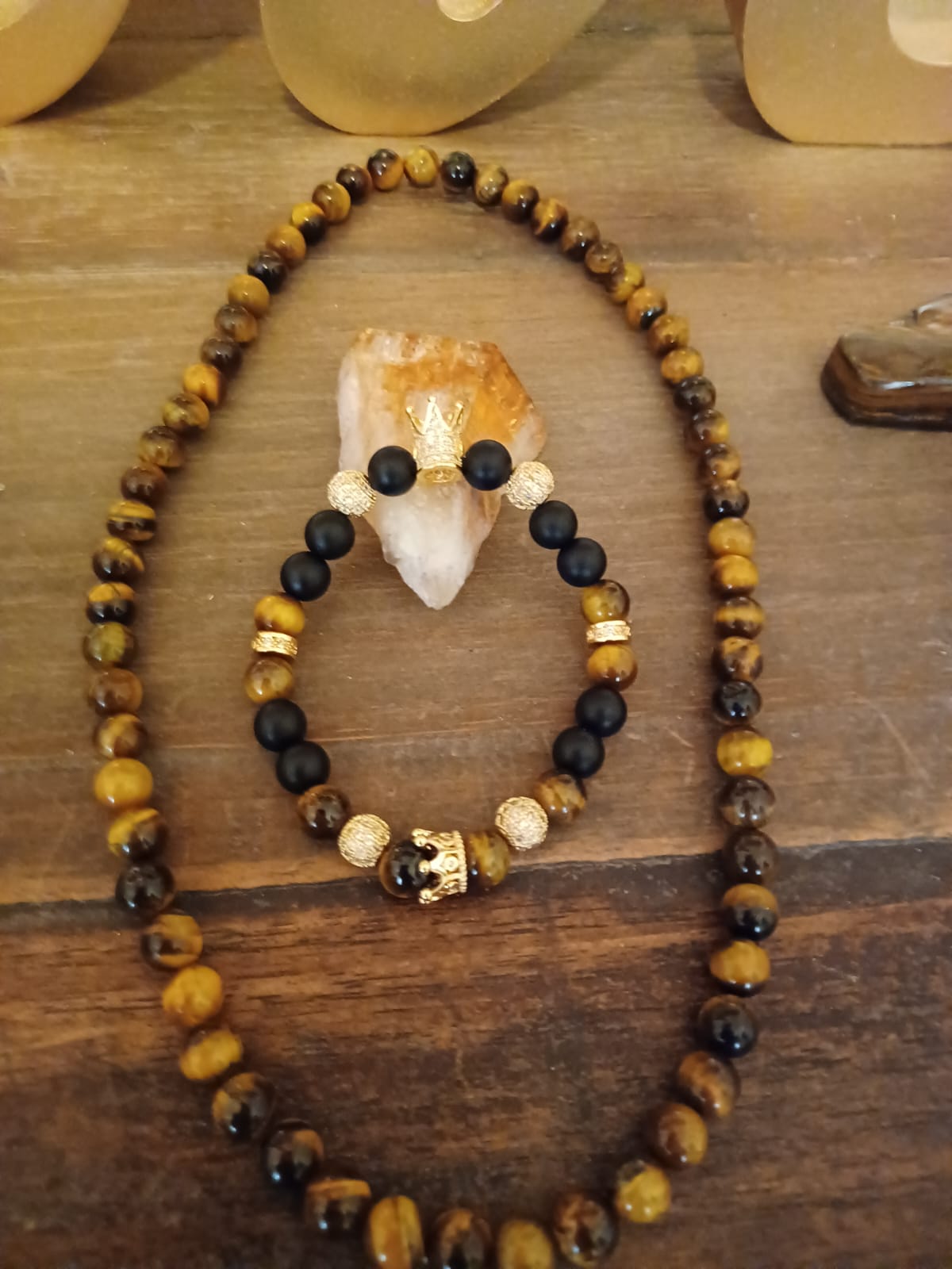 Natural Stone Tiger Eye Bracelet