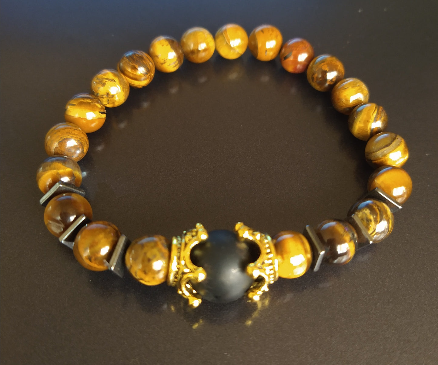 Natural Stone Tiger Eye Bracelet